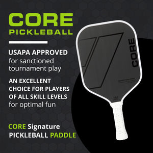 CORE Reaction Pro Pickleball Paddle | T700 Carbon Fiber Surface | MX-1000 - CORE Pickleball