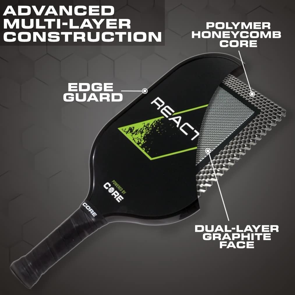 PPR CORE Pickleball Reaction Graphite Pickleball Paddle Set - CORE Pickleball