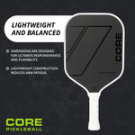 CORE Reaction Pro Pickleball Paddle | T700 Carbon Fiber Surface | MX-1000 - CORE Pickleball