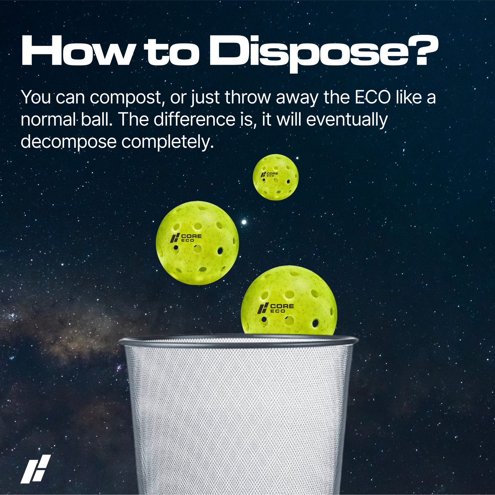CORE ECO Biodegradable Pickleballs - CORE Pickleball