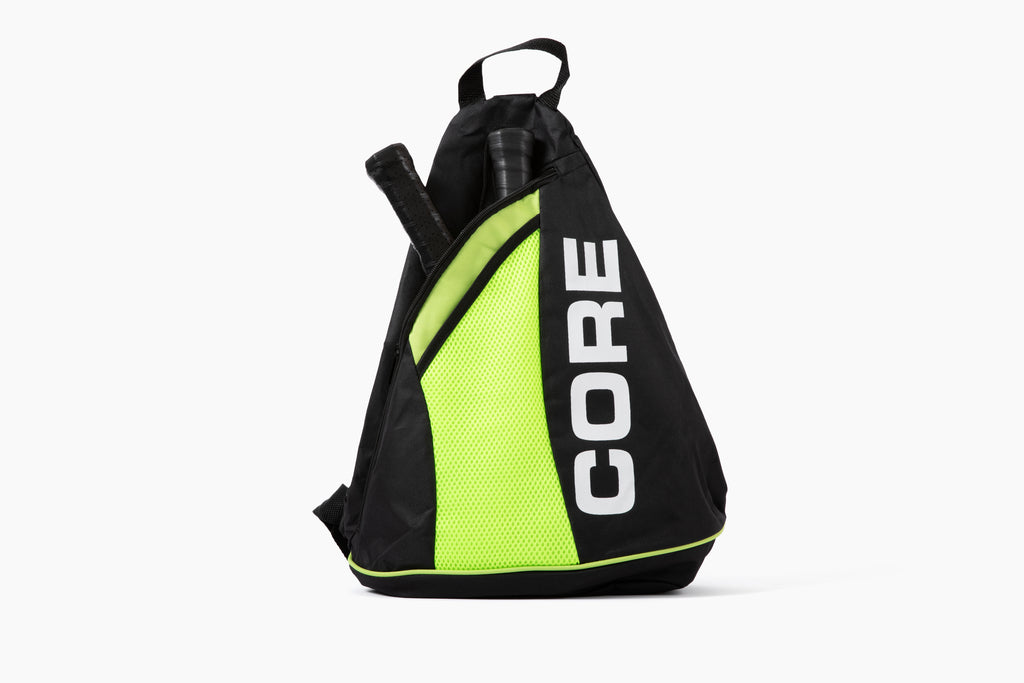 CORE Pickleball Sling Bag Backpack for Gear & Equipment - Holds Paddles, Pickleballs + Accessories - CORE Pickleball