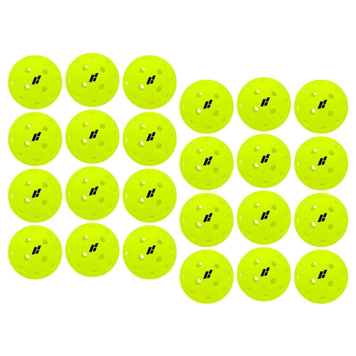 CORE IMPACT Neon 40 Hole Pickleballs