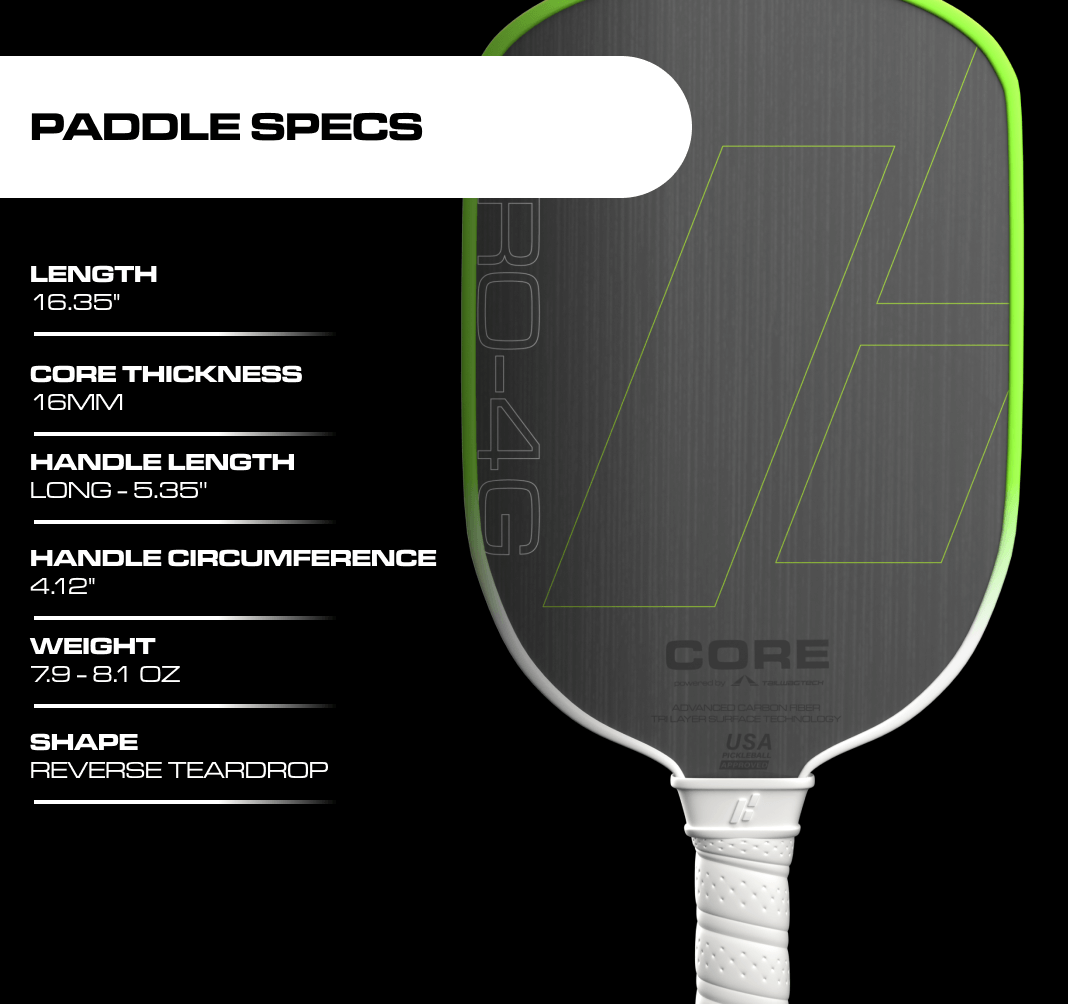 CORE PRO 4G Paddle - Ambassadors Only - CORE Pickleball