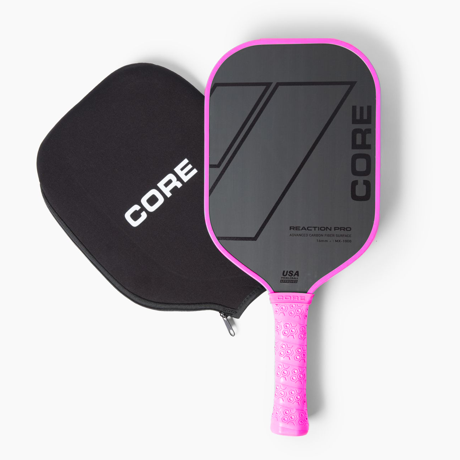 Carbon Fiber Pickleball Paddle - Thermoformed 3K Raw Carbon Fiber with Tefl ACSION Titanium T700 Carbon Fiber Pickleball Paddle - Paddlesshop