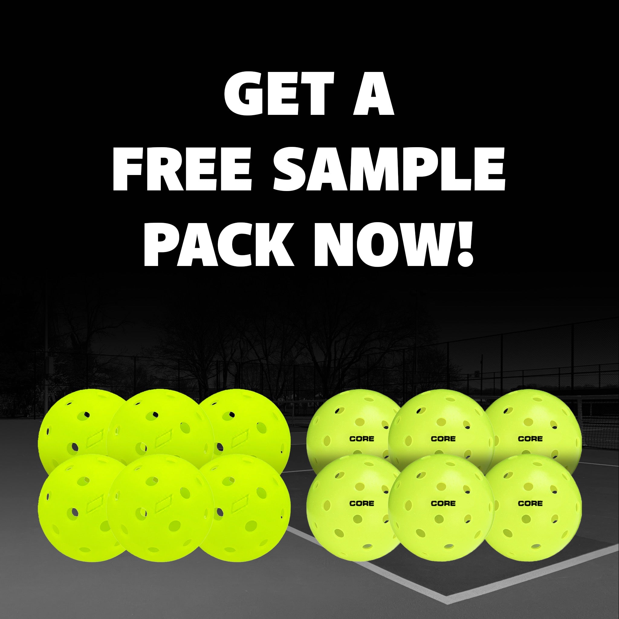 Free Sample Pack for Club Owners - CORE Pickleball