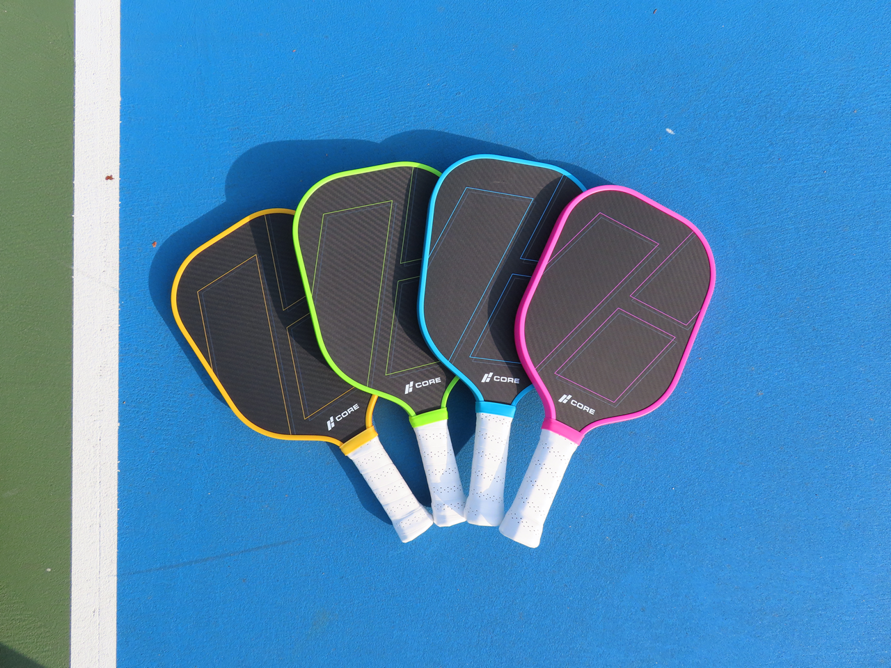 CORE Reaction Pro Pickleball Paddle | T700 Carbon Fiber Surface | MX-1000 (16mm)