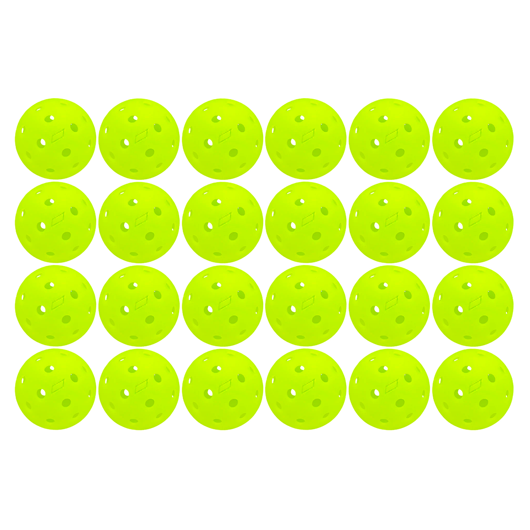 FLASH SALE! **$1 Per Ball** CORE Indoor Neon Green 26 Hole Pickleballs