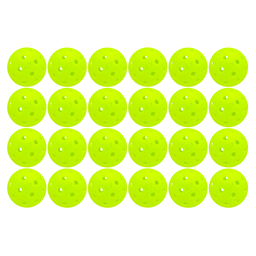 FLASH SALE! **$1 Per Ball** CORE Indoor Neon Green 26 Hole Pickleballs - CORE Pickleball
