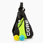 CORE Pickleball Sling Bag Backpack for Gear & Equipment - Holds Paddles, Pickleballs + Accessories - CORE Pickleball