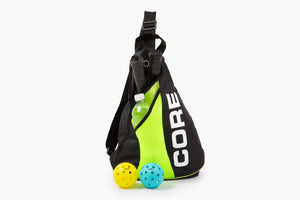 CORE Pickleball Sling Bag Backpack for Gear & Equipment - Holds Paddles, Pickleballs + Accessories - CORE Pickleball