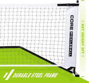 Regulation Size Portable Pickleball Net System - CORE Pickleball