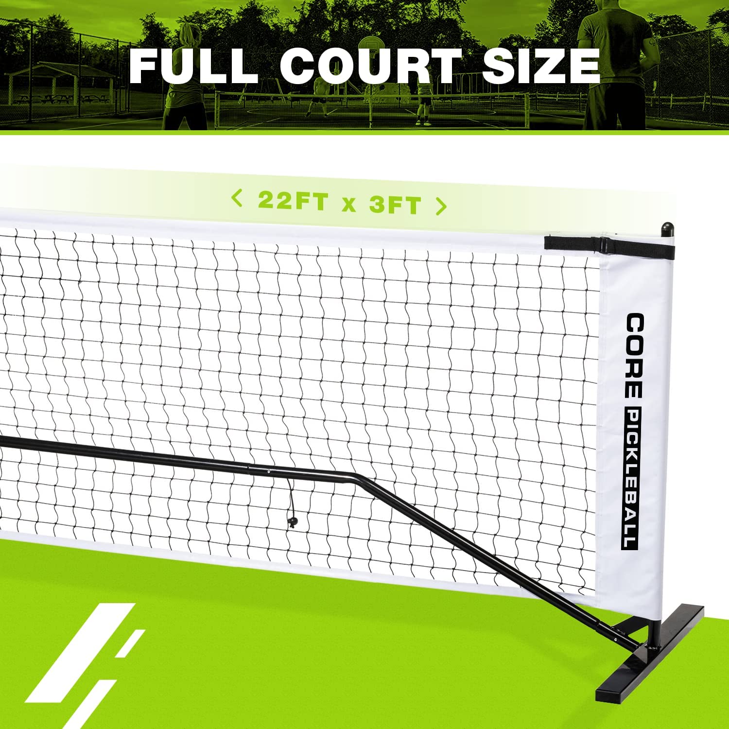 Regulation Size Portable Pickleball Net System - CORE Pickleball