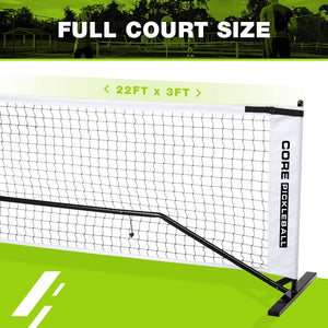 Regulation Size Portable Pickleball Net System - CORE Pickleball