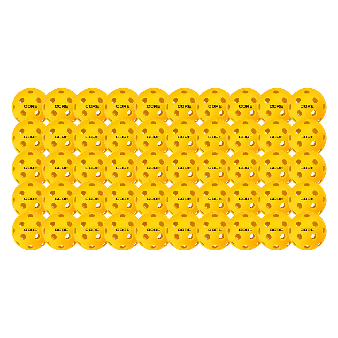 CORE - Indoor Yellow 26 Hole Pickleballs - CORE Pickleball