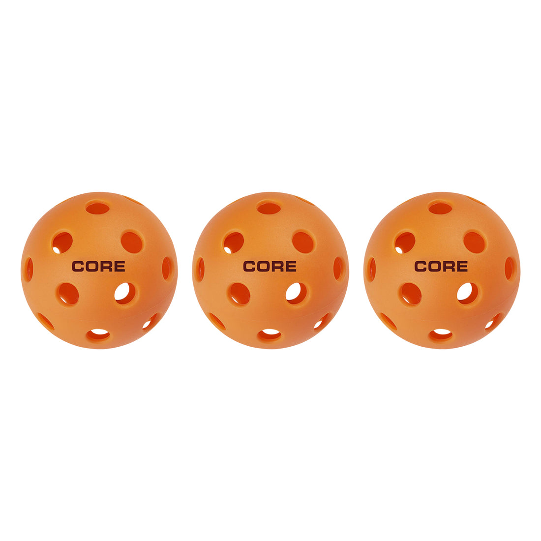 CORE - Indoor Orange 26 Hole Pickleballs - CORE Pickleball