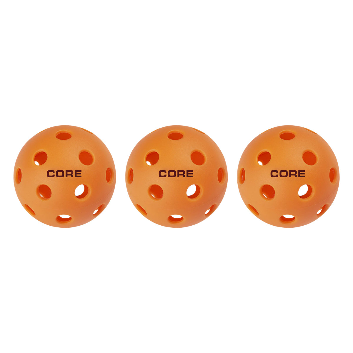 Set De Balles OZO Pour Pickleball Indoor – 40 Trous, Plastique Résistant, Néon, Vol Fluide