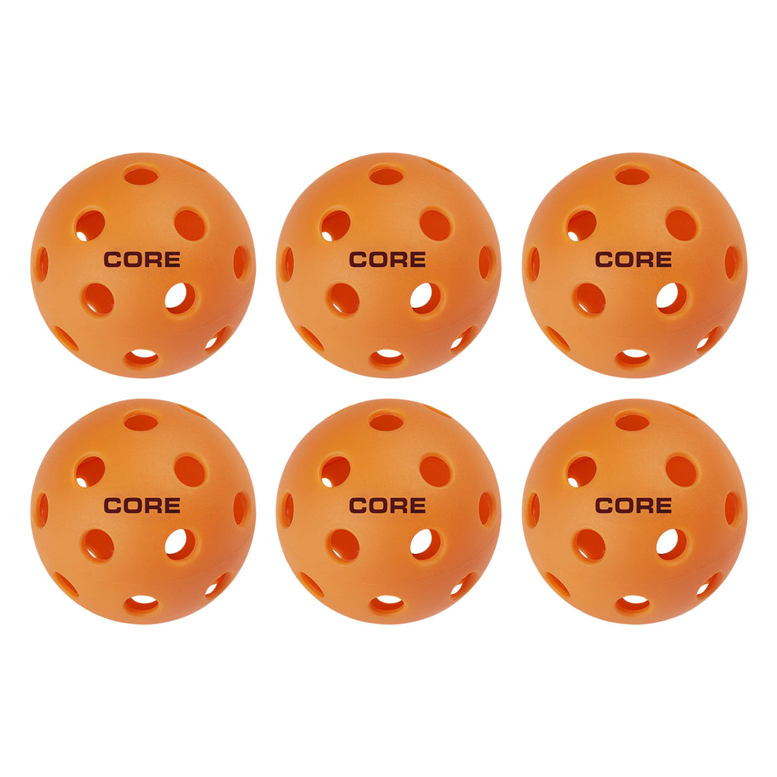 CORE - Indoor Orange 26 Hole Pickleballs - CORE Pickleball